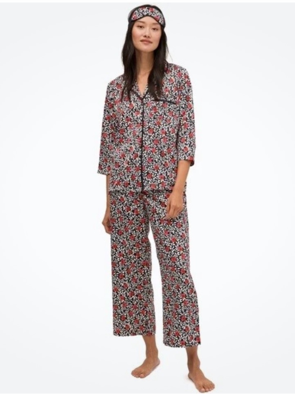 Kate Spade women's floral charm sleep pajama set Size S